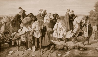 La chevauchée de Rodolphe Ier vers Speier - Moritz Ludwig von Schwind